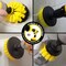 Drill Brush Power Scrubber By Useful Products 5 in W 7 in L Brush, Yellow Y-S-5542O-QC-DB - alternate 2